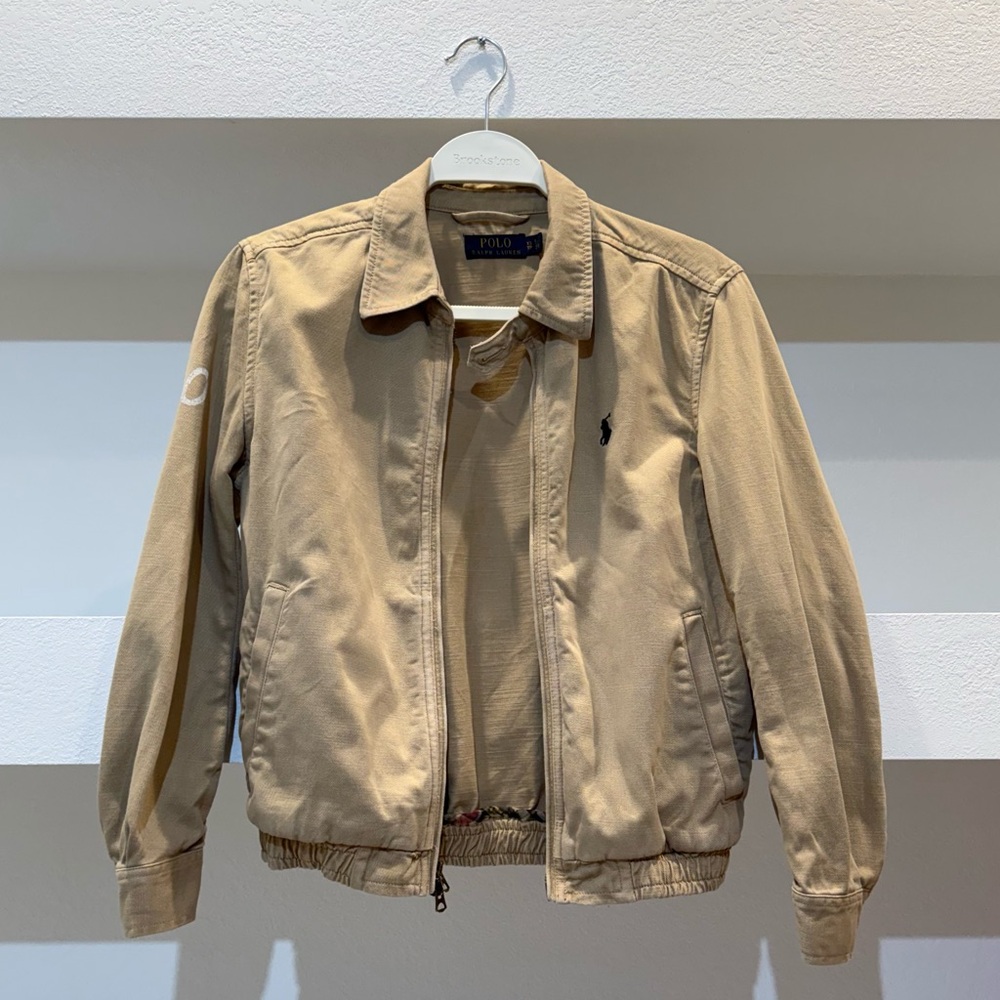 ‼️Clear Out‼️Polo Ralph Lauren Cotton Beige Jacket Size XS